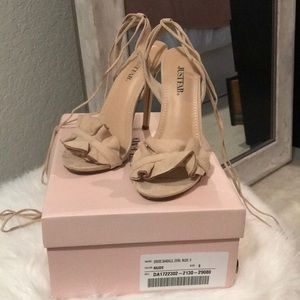 Nude dress sandals
